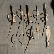 Job Lot Of Trigger Guards And Blocks Side By Side Shotguns, Spares 