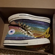 Rare Unisex Converse Miley Cyrus Chuck 70 Multi Pride 162250C Size UK 7.5 EUR41