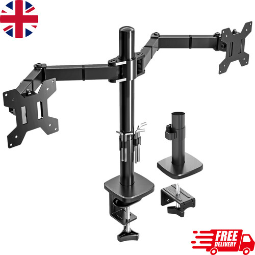 Heavy duty dual monitor arm - duty,