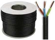 3 Core Black Round Flex PVC