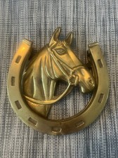Vintage Large Brass Horseshoe