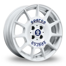 4x 7x16" Sparco Terra White