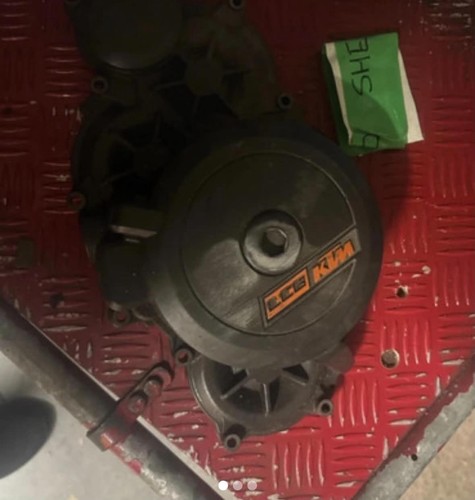 Ktm lc8 engine cover - ktm, genuine