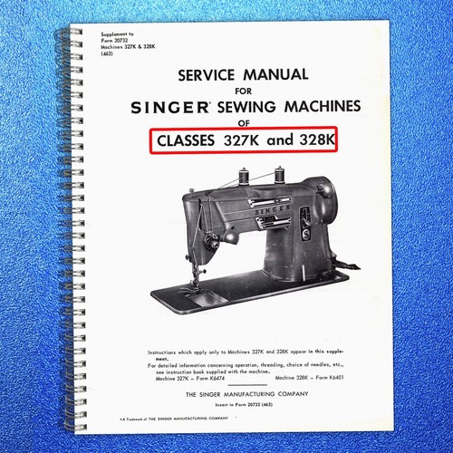 Singer 328 327 - sewing, machine