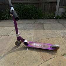 Swiss Sprite Micro Aluminium Scooter Metallic Purple Folding 12-18 Years Genuine