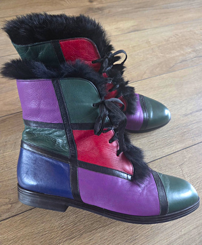 Vintage leather patchwork - vintage,