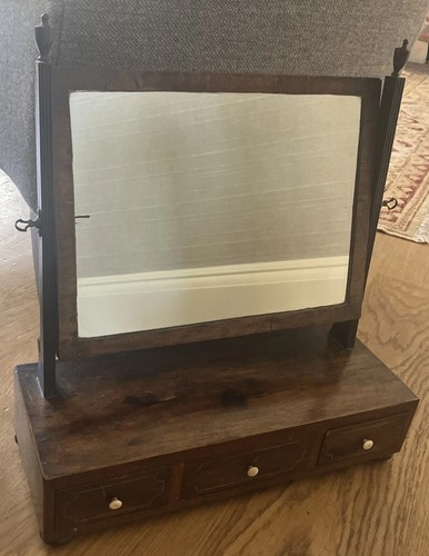 Antique mahogany dressing - antique,