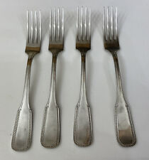 4 X GUY DEGRENNE France 20.5cm PERLES 18/8 Stainless Steel Dinner Forks Cutlery