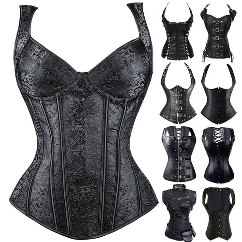 Women black steampunk - black, gothic
