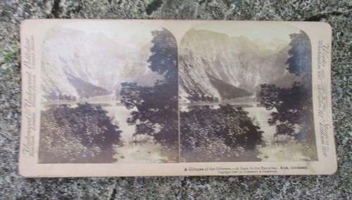Antique stereoview stereoscope - antique,