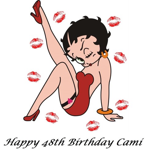 Betty boop edible cake - edible,