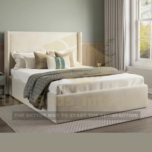 Wingedback bed frame plush - wingedback,