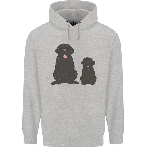 Newfoundland dog with puppy - newfoundland,