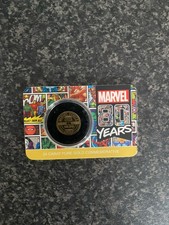 24 Carat Gold Marvel Coin, Limited Edition 1/999 0.5g, Look