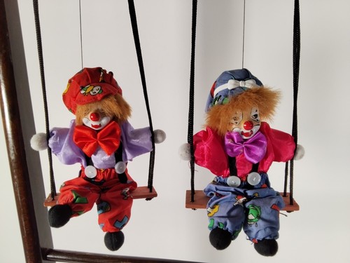 Clowns marionette set - , 2(