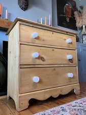 Antique Victorian Pine Chest