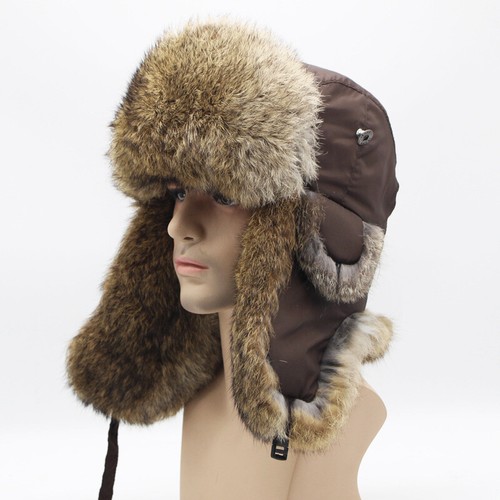Real rabbit fur ushanka - real,