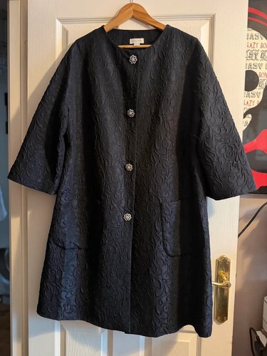Monsoon black jacquard - black,