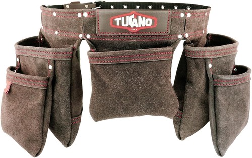 Leather tool belt - leather,