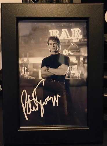 Patrick swayze signed photo