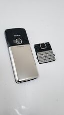100% Original Nokia 6300 keypad , Middle Chassis , Battery Cover Silver Black