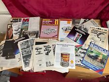 Large Job Lot Vintage Print Magazine Adverts Motoring Cars Tyres DUNLOP +Book