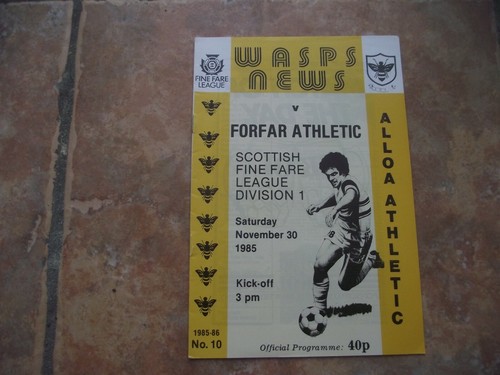 1985 alloa athletic - 1985-86,