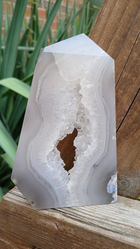 Druzy agate tower slab crystal - druzy,