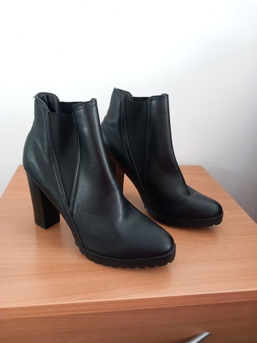 New black ankle boots by - ,