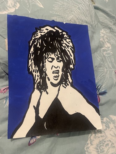 Tina turner painting - tina,