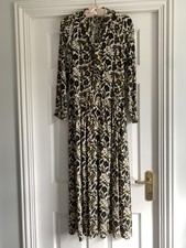 TOAST  Tie Front Floral Crepe