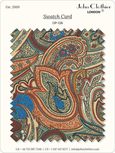 Multicolor vintage paisley - multicolor,