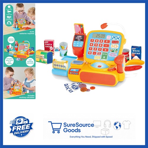 Toy cash register set - cash, with