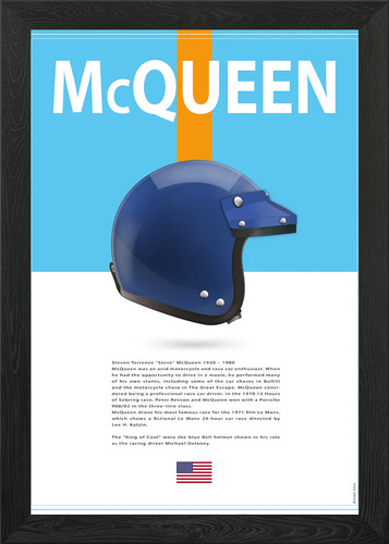 Steve mcqueen helmet - steve,
