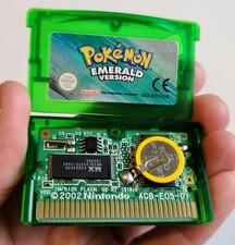 Pokemon Emerald Nintendo Game Boy Advance New Battery Genuine PAL NDS Retro GBA