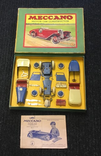 Meccano motor car constructor - meccano,