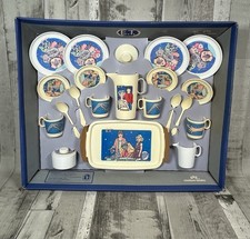 Original Vintage 1982 E.T. Kids Teacups and Plates Tea Party Set Complete Boxed