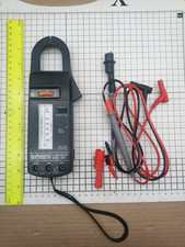 Vintage Robin Clamp Multimeter Model 2805 Tester With Leads Ohms Amps Volts AC