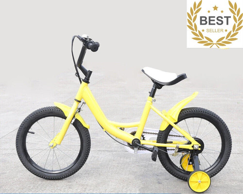 Inch yellow kids bike - kids,