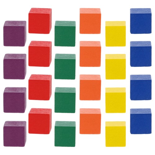 100pcs diy cubes wooden craft - 100pcs,