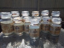 Dowe Egberts Empty Jars job lot 6 X 190g Jars And 6 X 95g Jars
