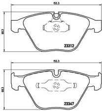 FRONT BRAKE PAD SET DISC BRAKE