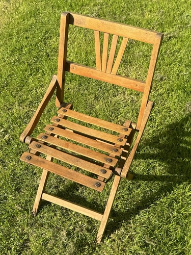 Vintage aged wooden - vintage, folding