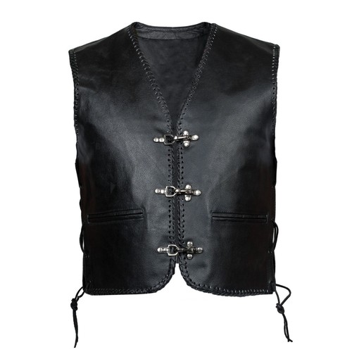 Men black leather - leather, biker