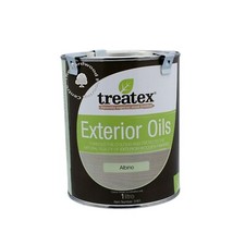 Treatex Exterior Wood Oil - Colour Albino - Decking, Cladding, Sheds, Fences