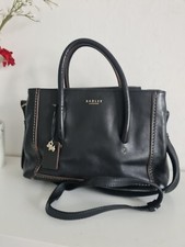 Radley  Leather Tote Shoulder Bag Handbag Black S/M