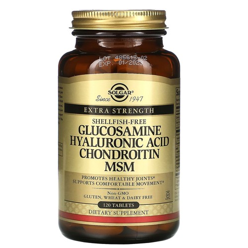 Solgar glucosamine hyaluronic - glucosamine,