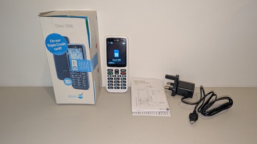 Doro 5516 white - white, mobile