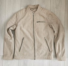 JACK & JONES Men's Jjerocky Jacket Noos Beige Faux Suede Size L