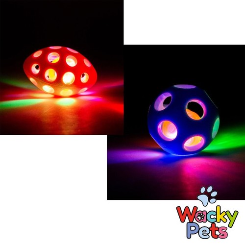 Flashing ball dog toy - flashing,